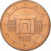 Malta, Euro Cent, BU, 2008, Monnaie de Paris, Copper Plated Steel, FDC