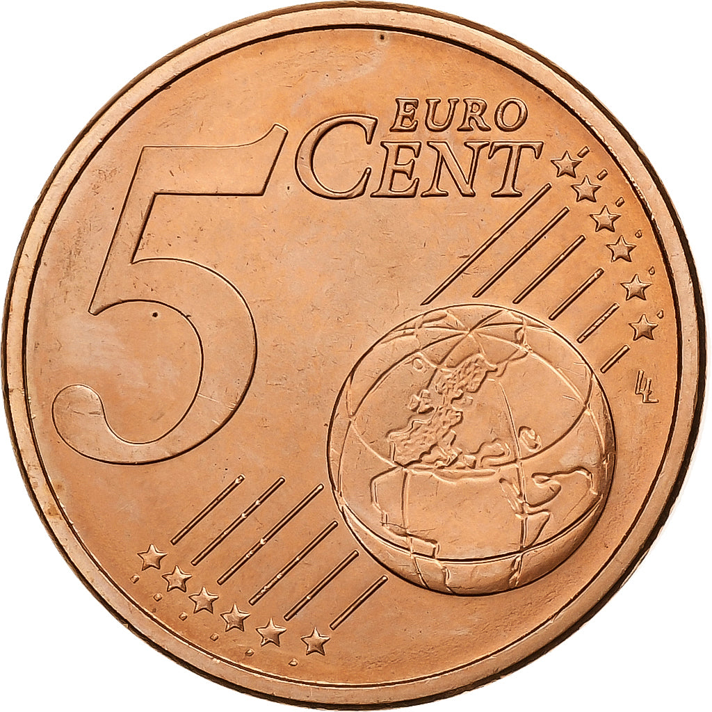 Malta, 5 Euro Cent, BU, 2008, Monnaie de Paris, Copper Plated Steel, FDC