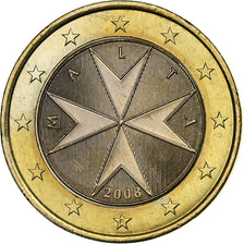 Malta, Euro, BU, 2008, Monnaie de Paris, Bi-Metallic, MS(65-70)