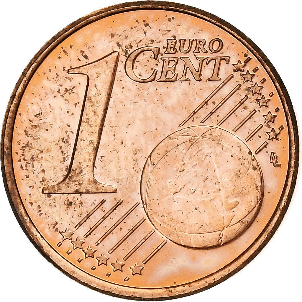 Słowenia, Euro Cent, BU, 2007, Vantaa, Miedź platerowana stalą, MS(65-70)