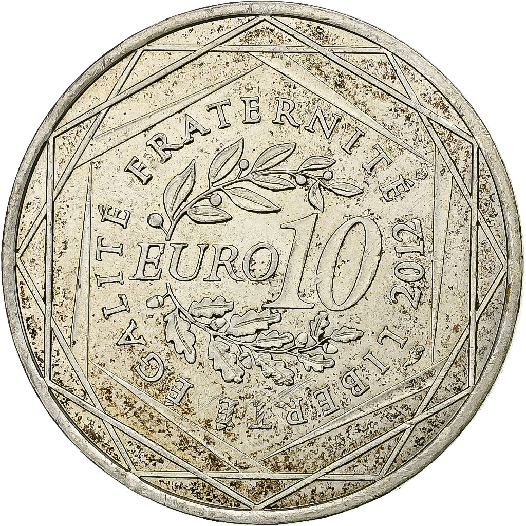 France, 10 Euro, Bretagne, 2012, Monnaie de Paris, Argent, TTB