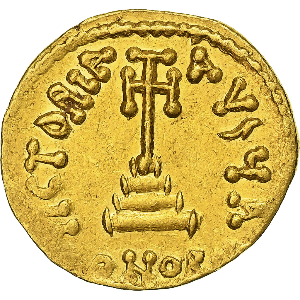 Constans II and Constantine IV, Solidus, 654-659, Constantinople, Gold