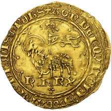 Frankrijk, Charles VI, Agnel d'or, 1417-1422, Paris, Goud, FR+, Duplessy:372