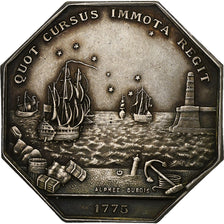 France, Token, Chambre de Commerce de Marseille, 1775, RESTRIKE, Silver, Dubois