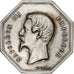 France, Token, Napoléon III, Chambre de Commerce de Lille, Silver, Caqué