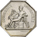 France, Token, Chambre de Commerce de Valenciennes, 1836, Silver, Domard
