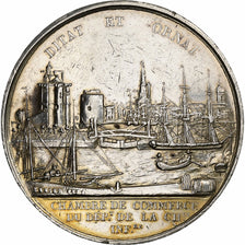 France, Token, Chambre de commerce de la Charente Inférieure, Silver, AU(50-53)