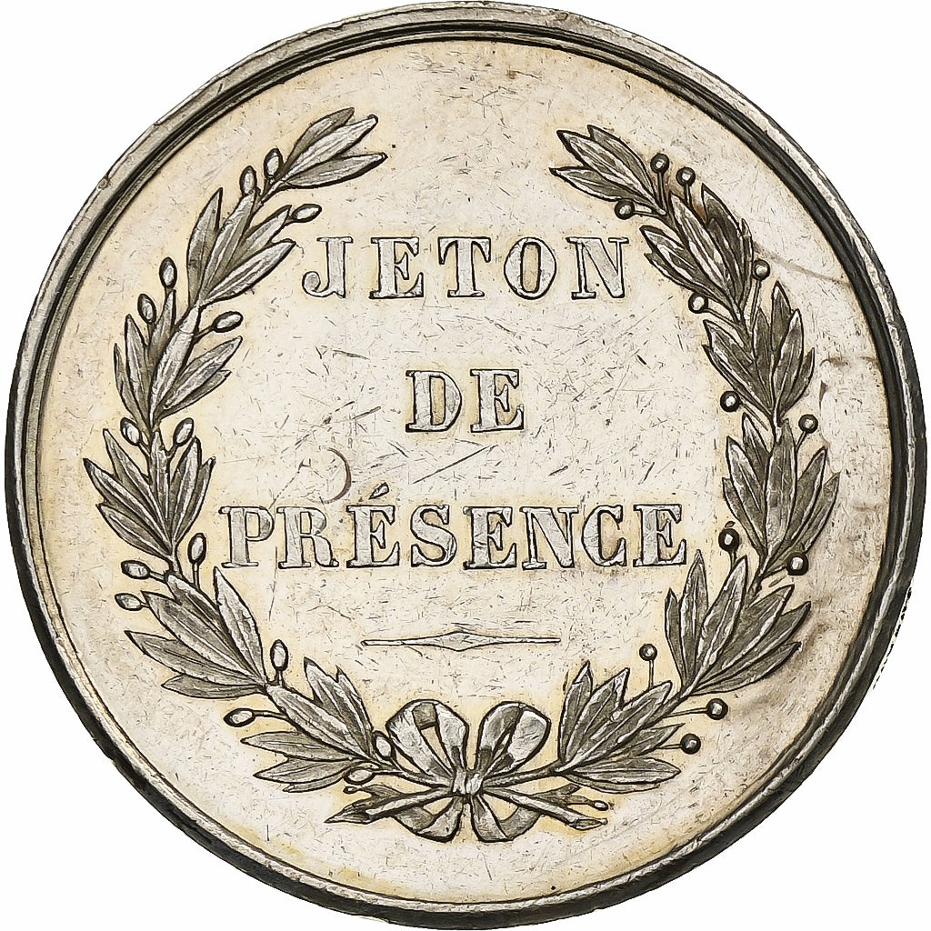 France, Token, Chambre de commerce de la Charente Inférieure, Silver, AU(50-53)