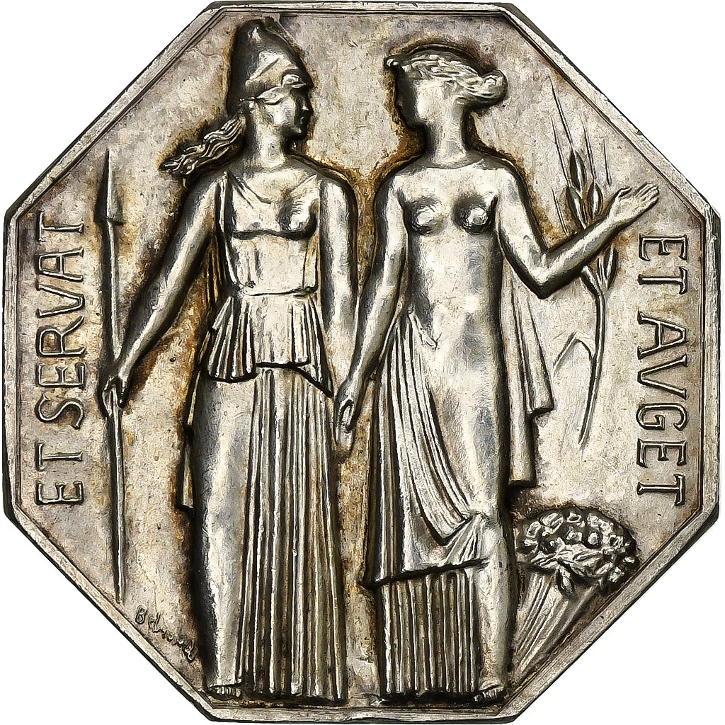 France, Token, Compagnie des agents de change, 1967, Silver, Delamarre
