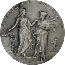 Francia, medalla, Ministère de l'Agriculture, Associations Agricoles, Plata