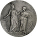 Francia, medalla, Ministère de l'Agriculture, Associations Agricoles, Plata