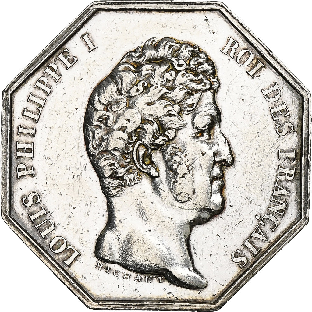 France, Token, Louis-Philippe I, Compagnie des Notaires de Paris, Silver