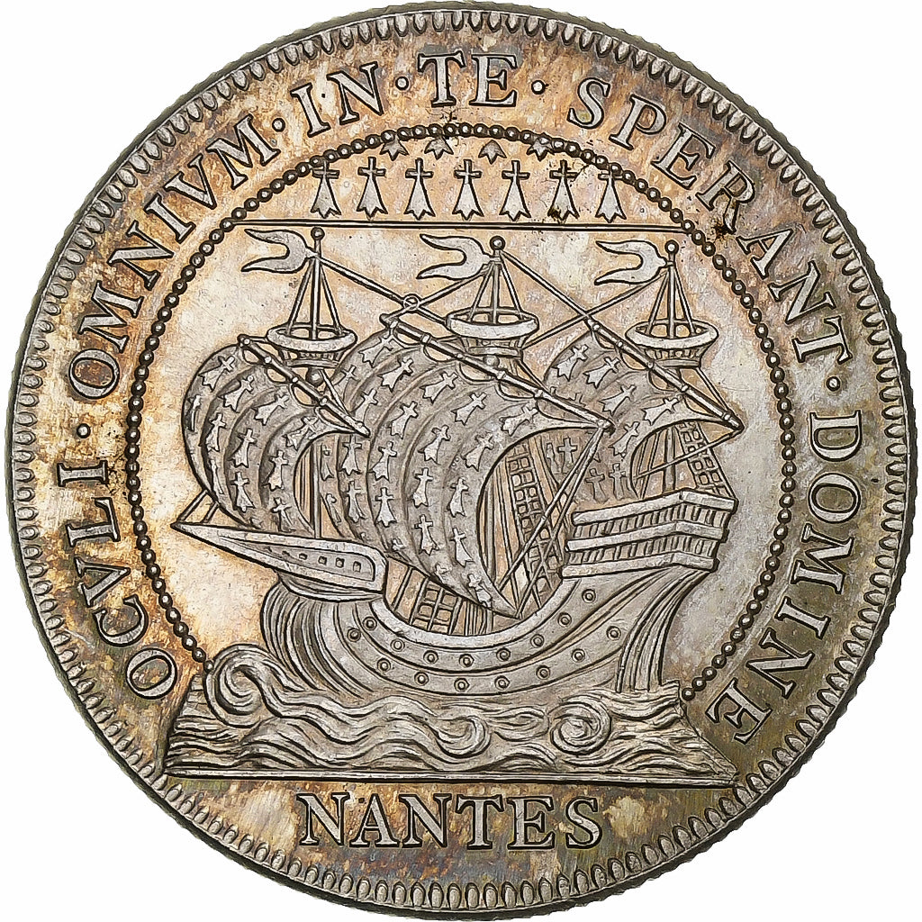 France, Token, Chambre de Commerce de Nantes, Silver, MS(63)