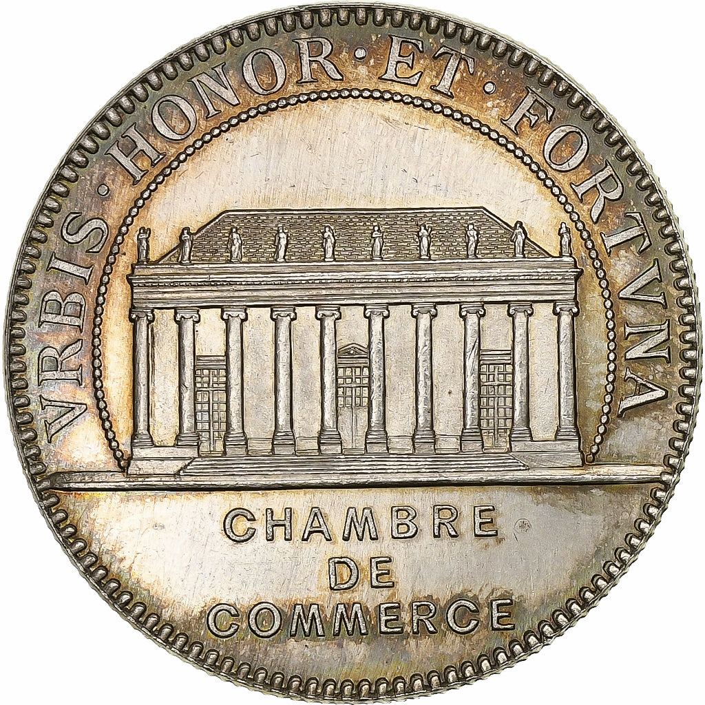 France, Token, Chambre de Commerce de Nantes, Silver, MS(63)