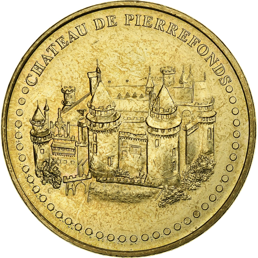 Frankreich, Tourist token, Chateau de Pierrefonds, 2007, Monnaie de Paris