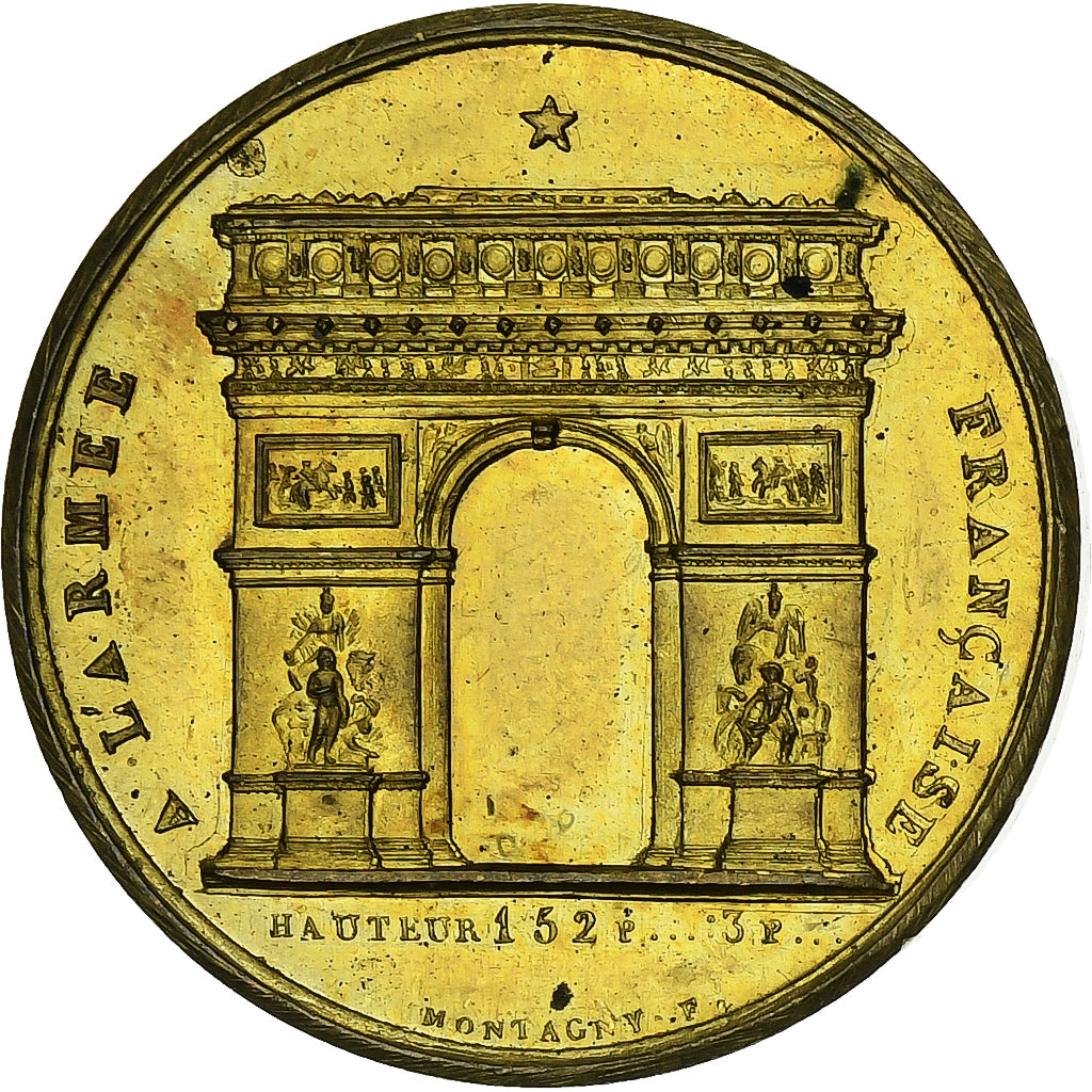 Francia, ficha, Obélisque de Louxor, 1831, Ottone, Montagny, SPL