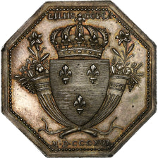 France, Token, Tribunal de Commerce de Lyon, 1816, Silver, Chavanne, MS(60-62)