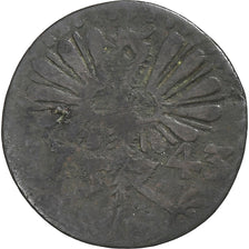 Alemania, 4 Heller, 1743, Aachen, Cobre, BC+, KM:31