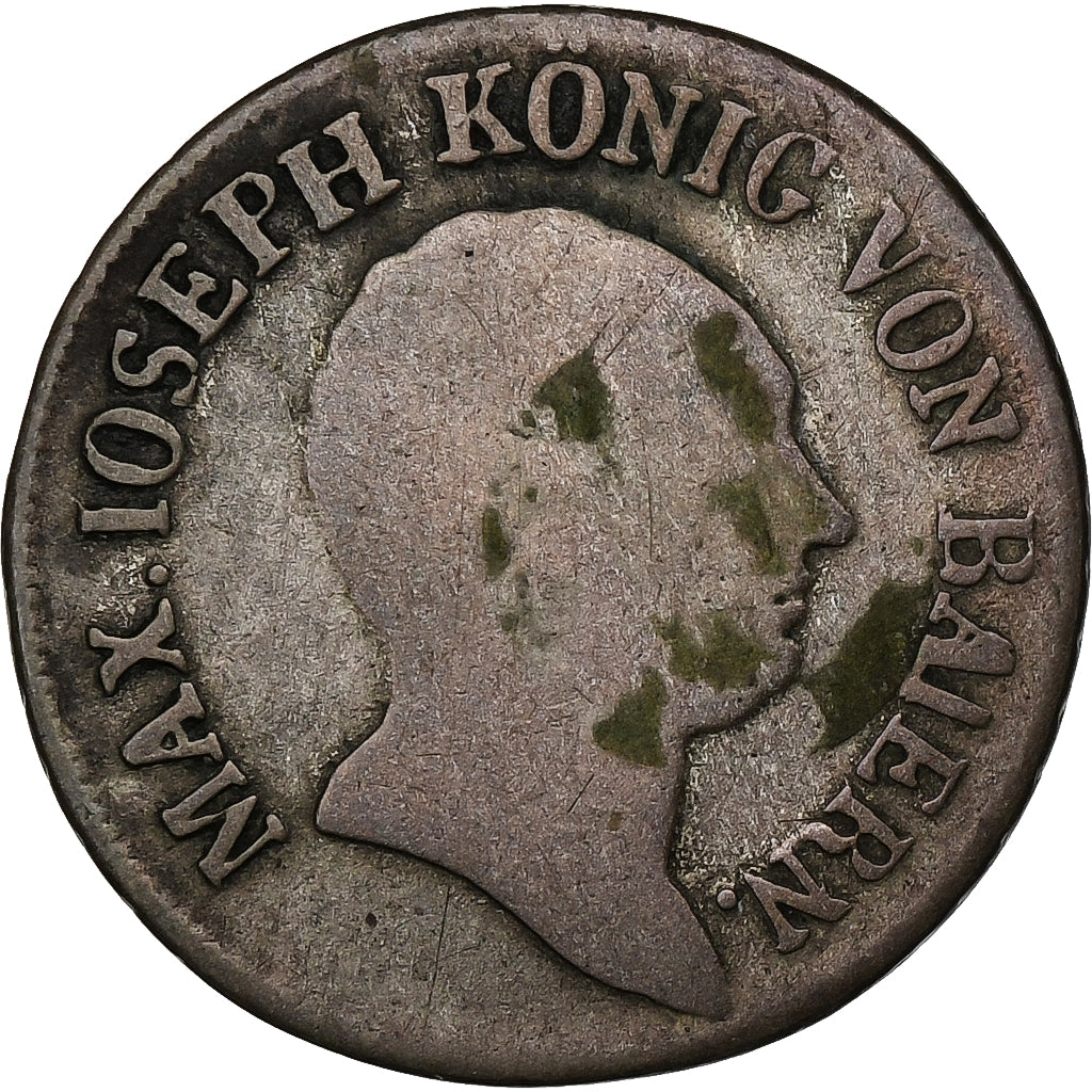 Kingdom of Bavaria, Maximillian I Joseph, 6 Kreuzer, 1807, Munich, Billon