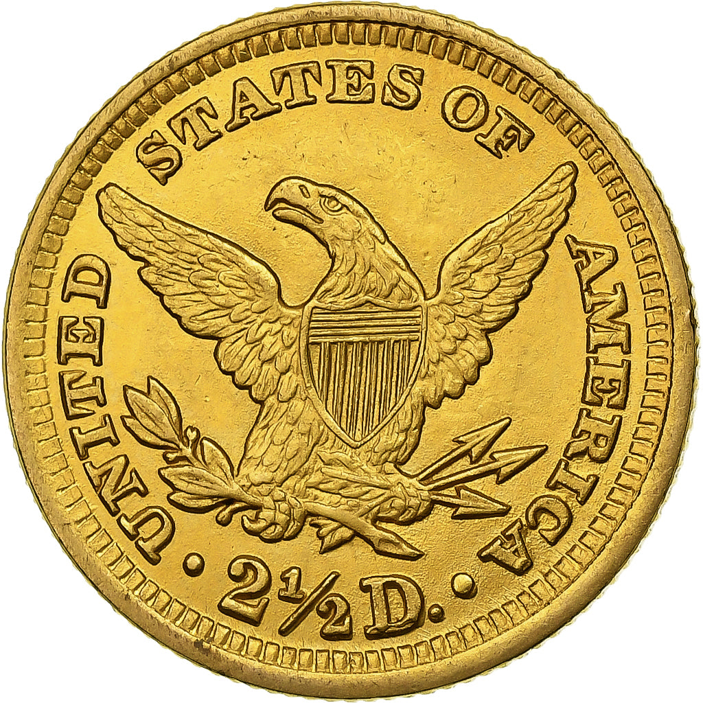 USA, 2½ Dollars, Liberty Head, 1889, Philadelphia, Złoto, AU(50-53), KM:72