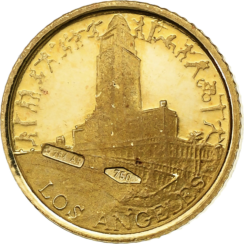 Verenigde Staten, Token, Los Angeles 1984 Summer Olympics, 1984, Goud, Proof