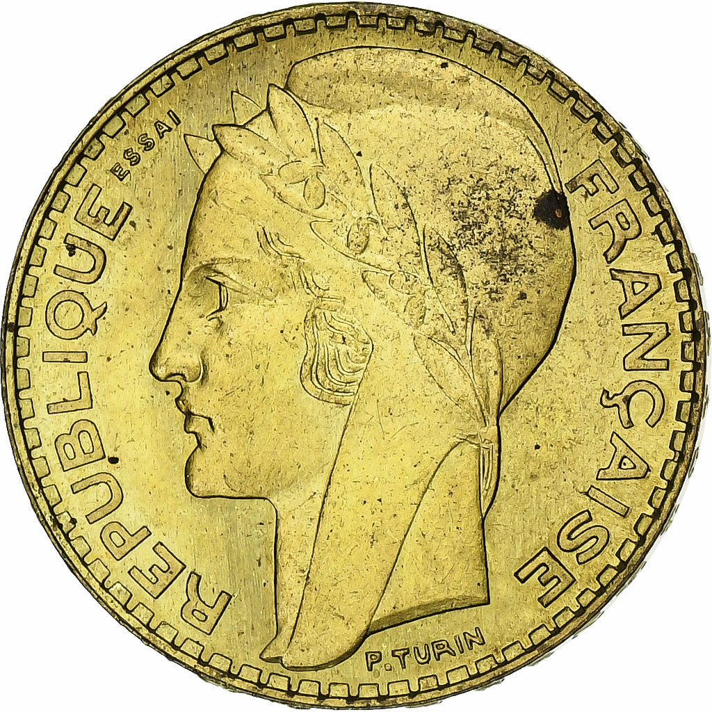 France, 100 Francs, 1929, Monnaie de Paris, Pattern by Turin, Cupro-Aluminium