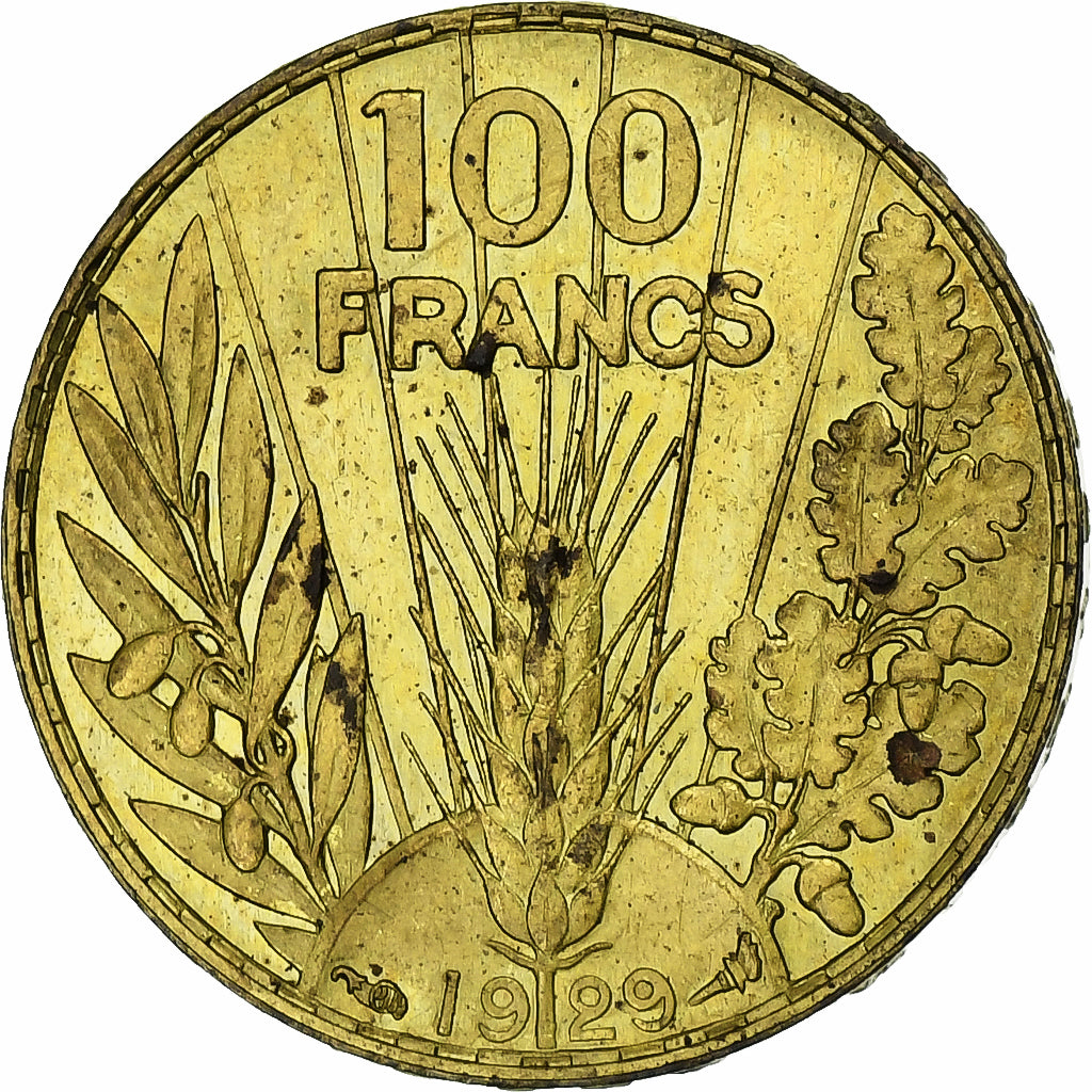 Francia, 100 Francs, 1929, Monnaie de Paris, Pattern, Rame-alluminio, SPL