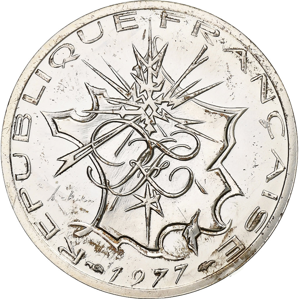 France, 10 Francs, Mathieu, 1977, Monnaie de Paris, BE, Piéfort, Argent
