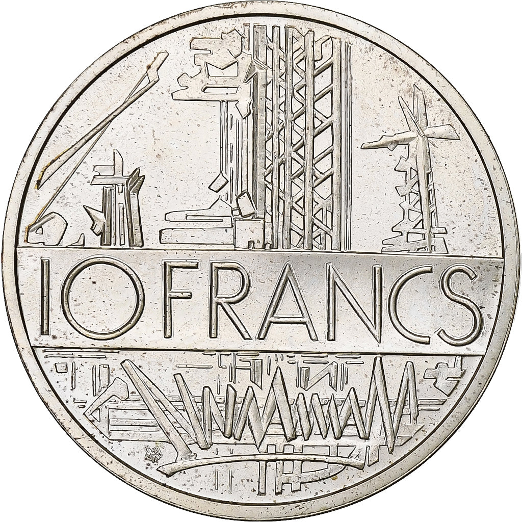 France, 10 Francs, Mathieu, 1977, Monnaie de Paris, BE, Piéfort, Argent