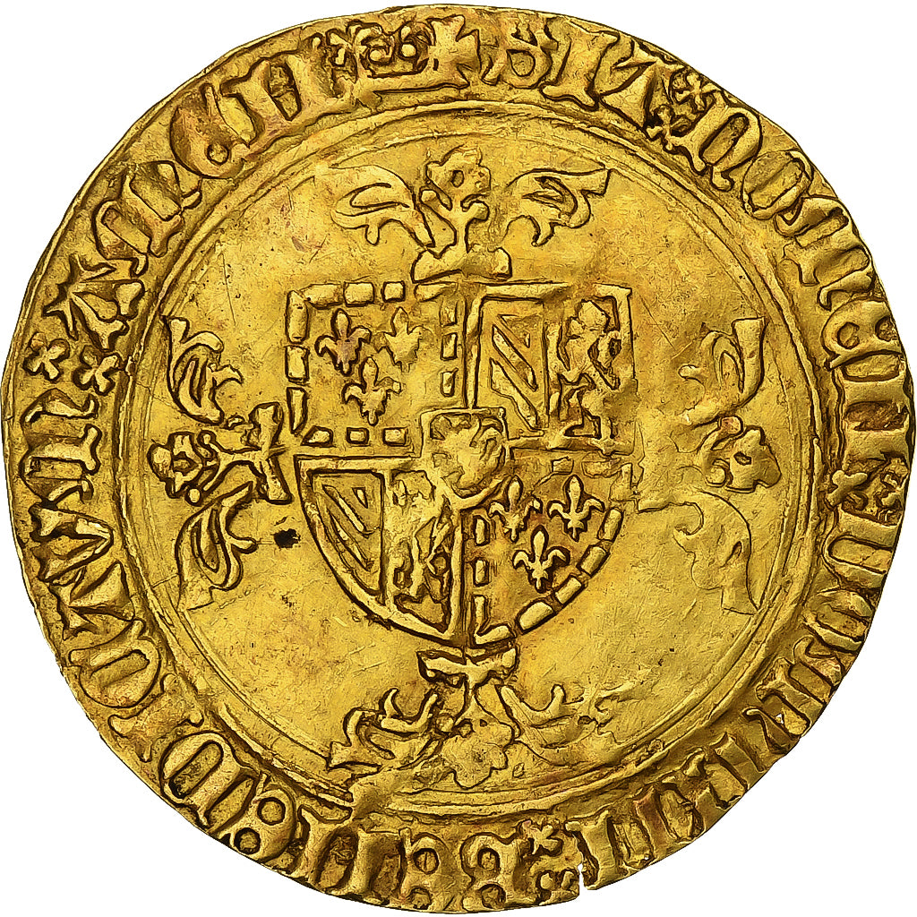 County of Flandre, Philippe le Bon, Lion d'or, 1454-1462, Bruges or Ghent, Gold