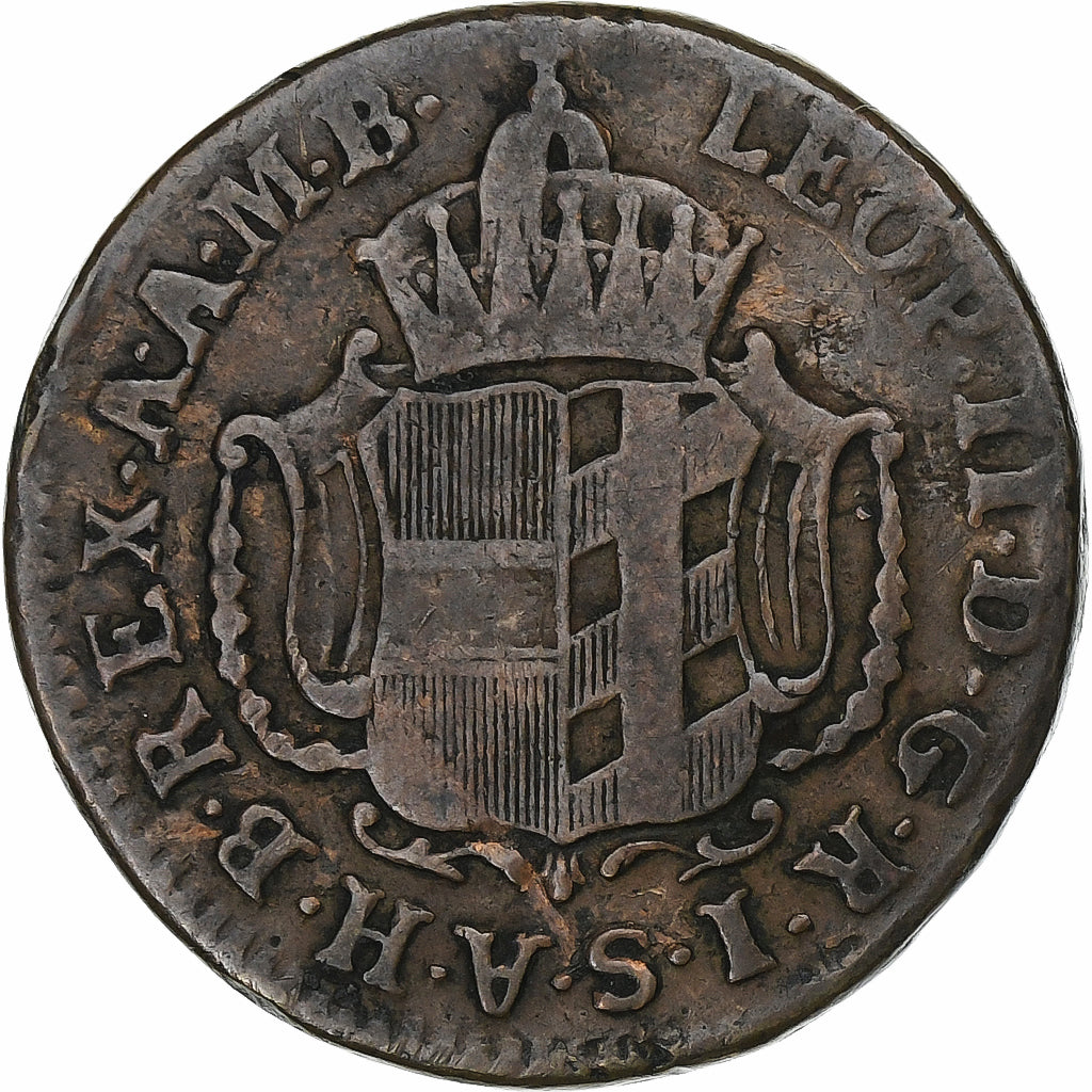 Austria, Franz II, Kreuzer, 1792, Günzburg, Copper, EF(40-45), KM:27