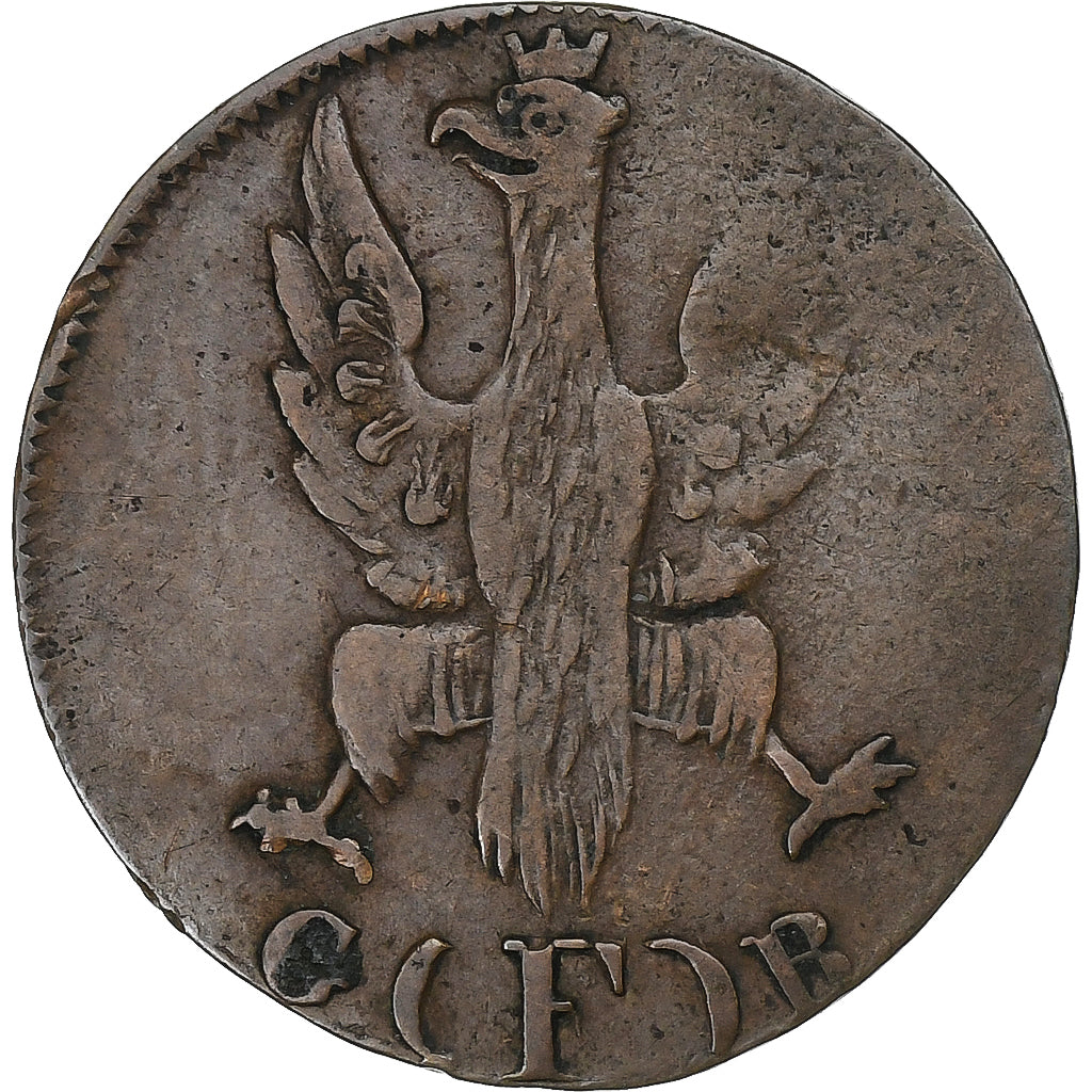 Germania, Heller, 1821, Frankfurt, Rame, MB+, KM:301
