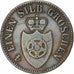 Germany, Principality of Lippe, 3 Pfennig, 1858, Berlin, Copper, VF(30-35)