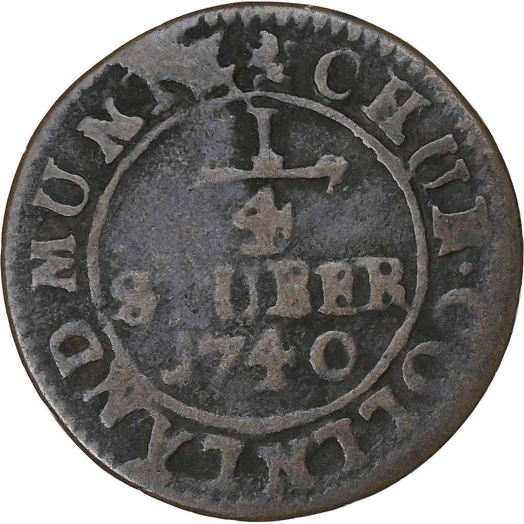 Deutschland, Clemens August von Bayern, 1/4 Stüber, 1740, Cologne, Kupfer, S