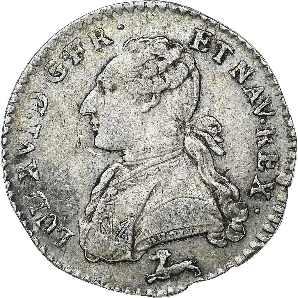 France, Louis XVI, 1/10 Écu aux branches d'olivier, 1787, Orléans, Silver