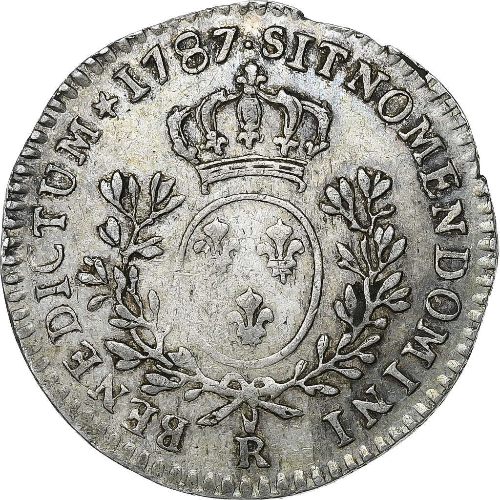 France, Louis XVI, 1/10 Écu aux branches d'olivier, 1787, Orléans, Silver