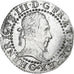 France, Henri III, 1/2 Franc au col plat, 1587, Poitiers, Argent, SUP