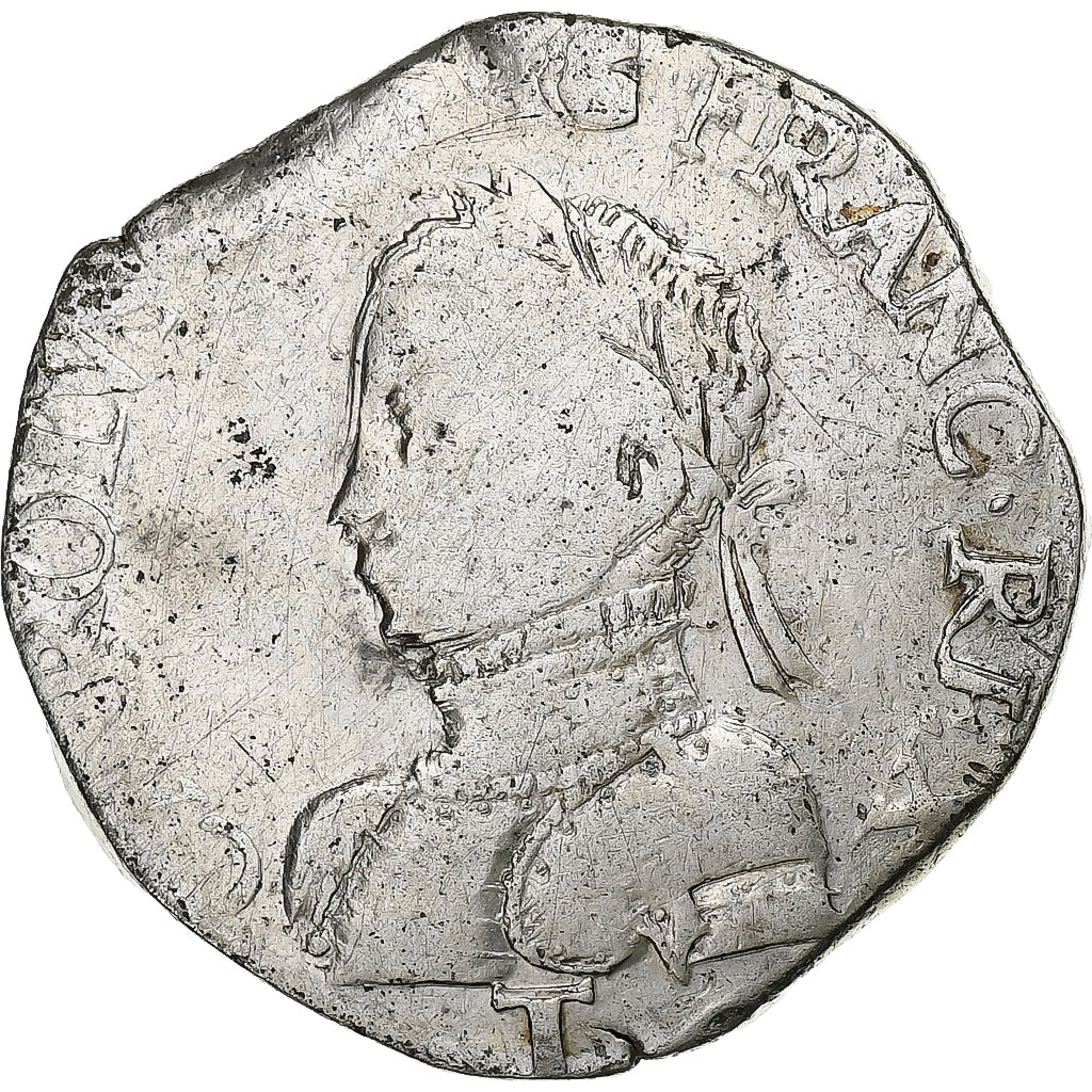 France, Charles IX, Teston, 1561-1575, Nantes, Silver, VF(30-35), Gadoury:429