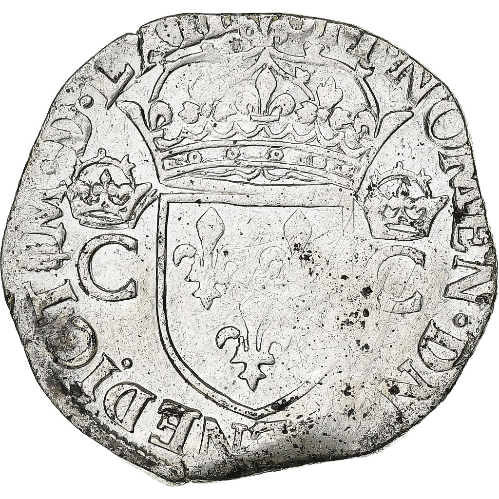 France, Charles IX, Teston, 1561-1575, Nantes, Silver, VF(30-35), Gadoury:429