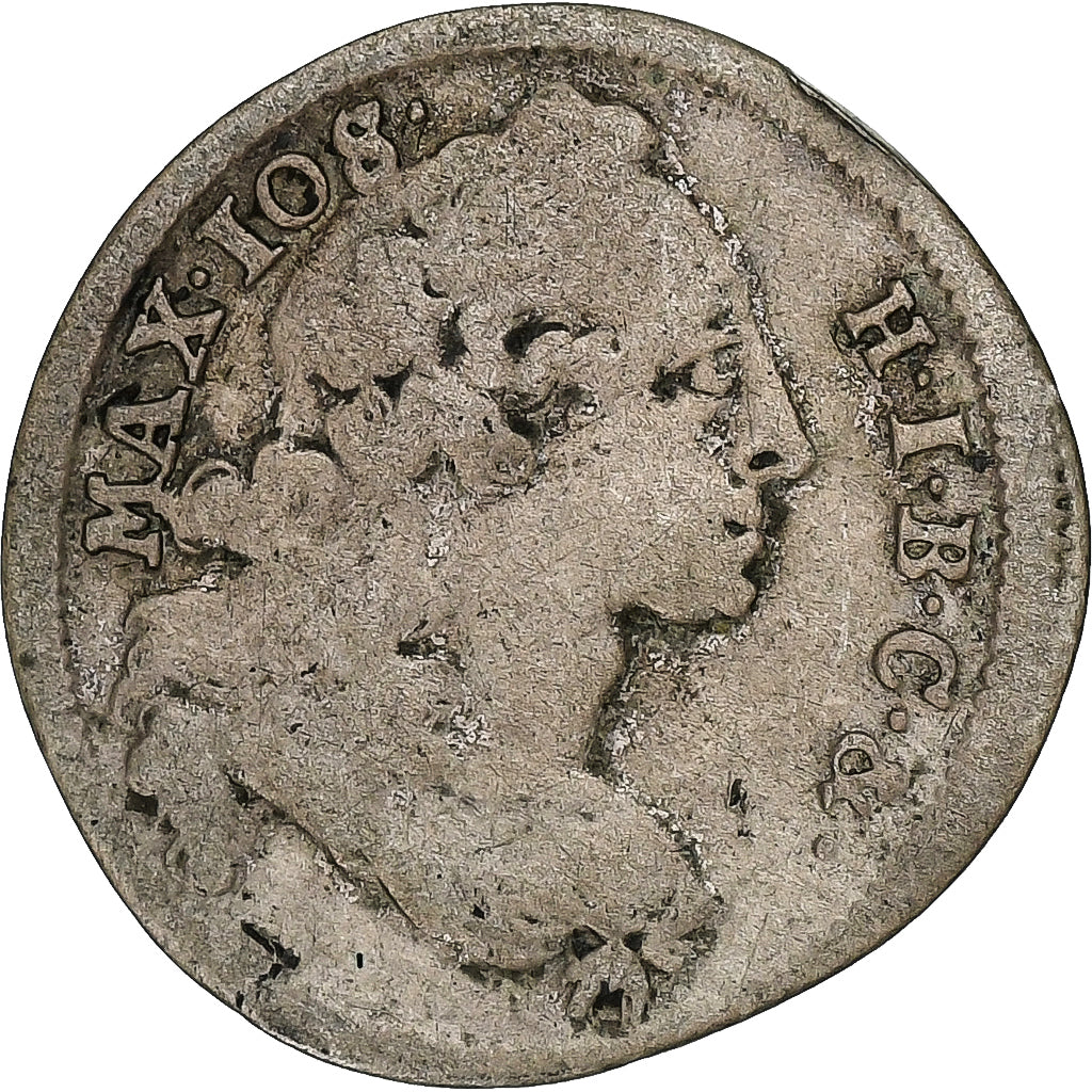 Germany, Maximilian III Joseph, 3 Kreuzer, 1752, Munich, Silver, VF(20-25)