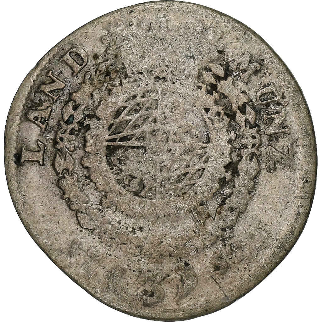Germany, Maximilian III Joseph, 3 Kreuzer, 1752, Munich, Silver, VF(20-25)