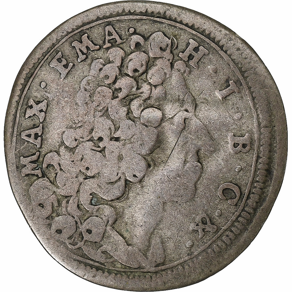 Germany, Maximilian II Emanuel, 3 Kreuzer, 1715, Munich, Silver, VF(30-35)