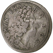 Germany, Maximilian II Emanuel, 3 Kreuzer, 1715, Munich, Silver, VF(30-35)
