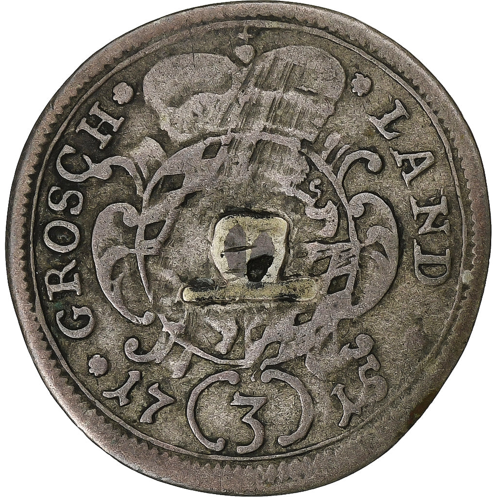 Germany, Maximilian II Emanuel, 3 Kreuzer, 1715, Munich, Silver, VF(30-35)