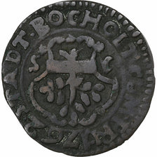 Germania, 21 Heller, 1762, Bocholt, Rame, MB+, KM:25