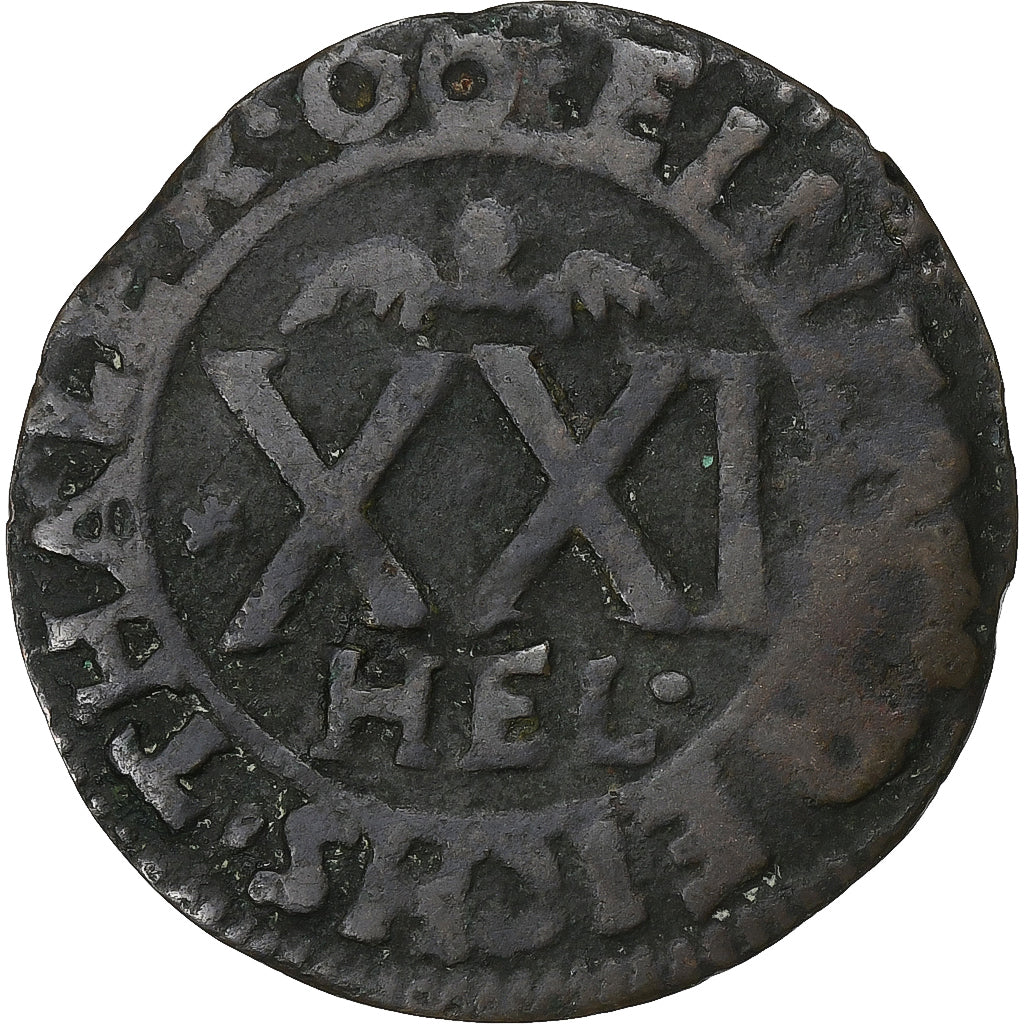 Germania, 21 Heller, 1762, Bocholt, Rame, MB+, KM:25