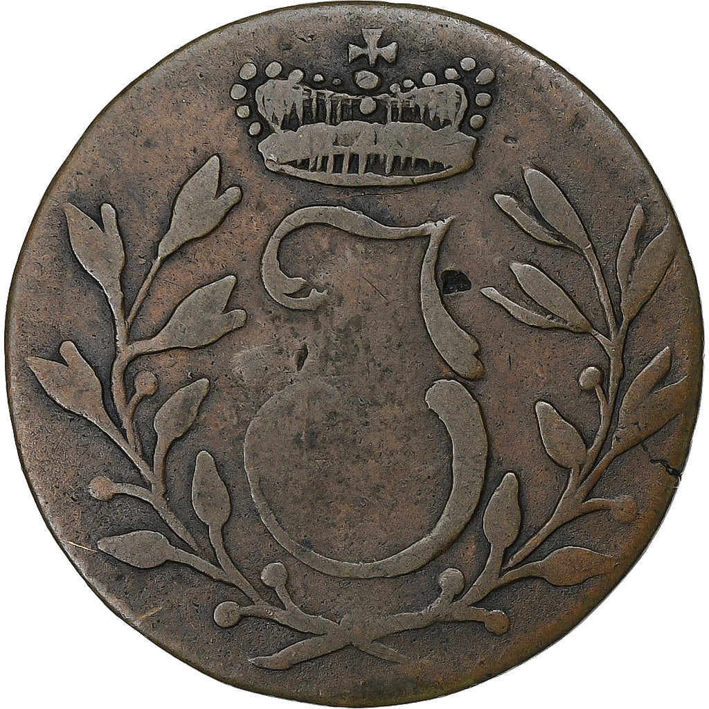 Grand-duché de Berg, Joachim Murat, 3 Stüber, 1806, Billon, TB+, KM:10