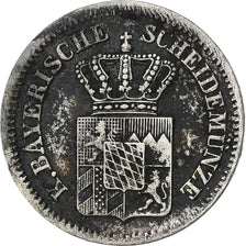 Kingdom of Bavaria, Maximilian II, Kreuzer, 1861, Munich, Vellón, MBC+, KM:858
