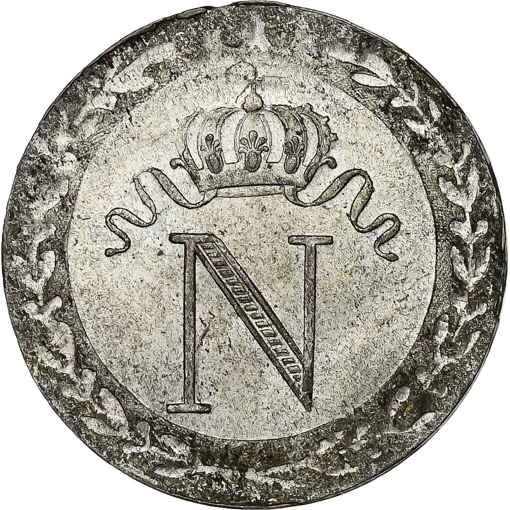 Frankreich, Napoleon I, 10 Centimes, 1808, Limoges, Billon, VZ, Gadoury:190