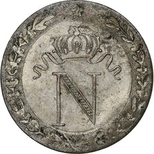 France, Napoleon I, 10 Centimes, 1808, Paris, Billon, AU(55-58), Gadoury:190